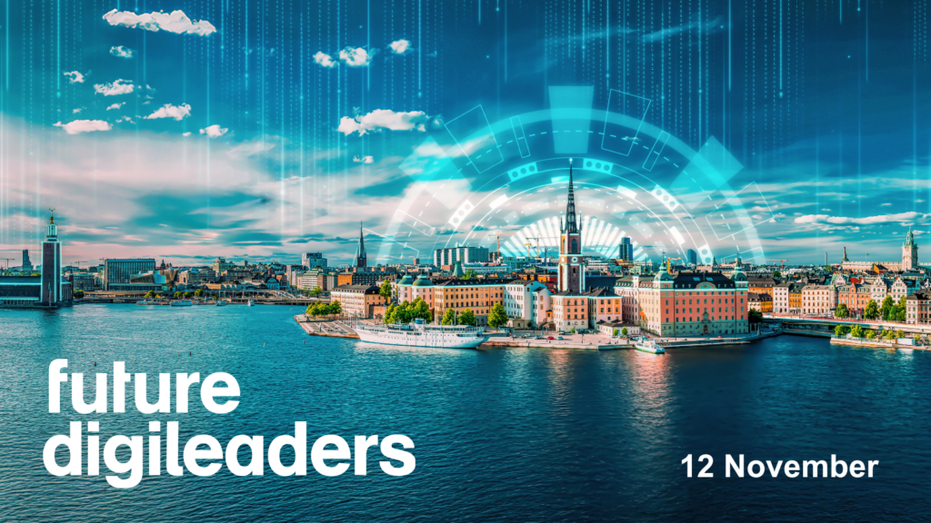 Image for the event Future Digileaders 2025 with view of Stockholm