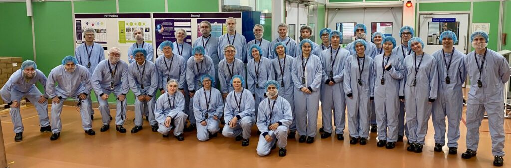 picture of students visiting AstraZeneca