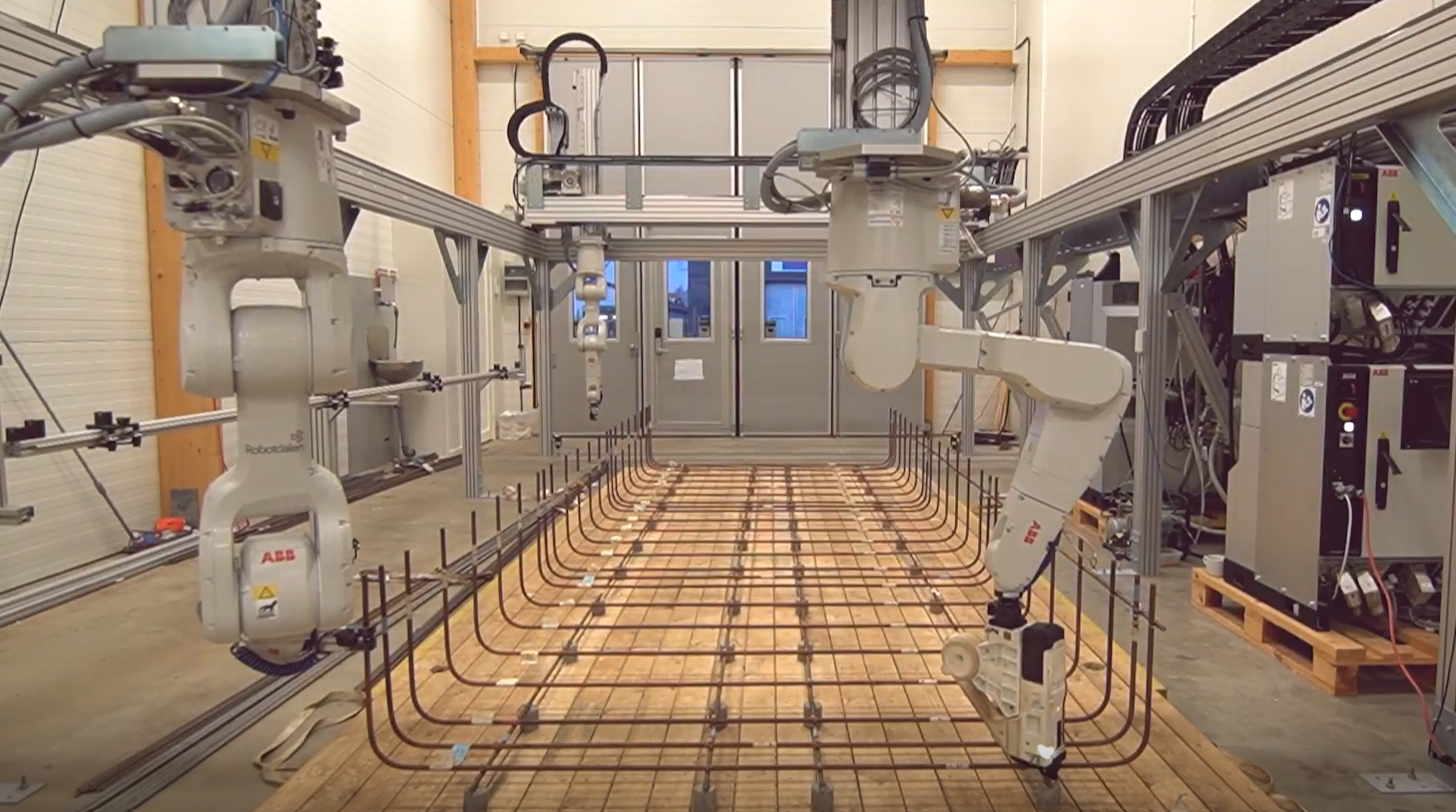 A machine in a factory.