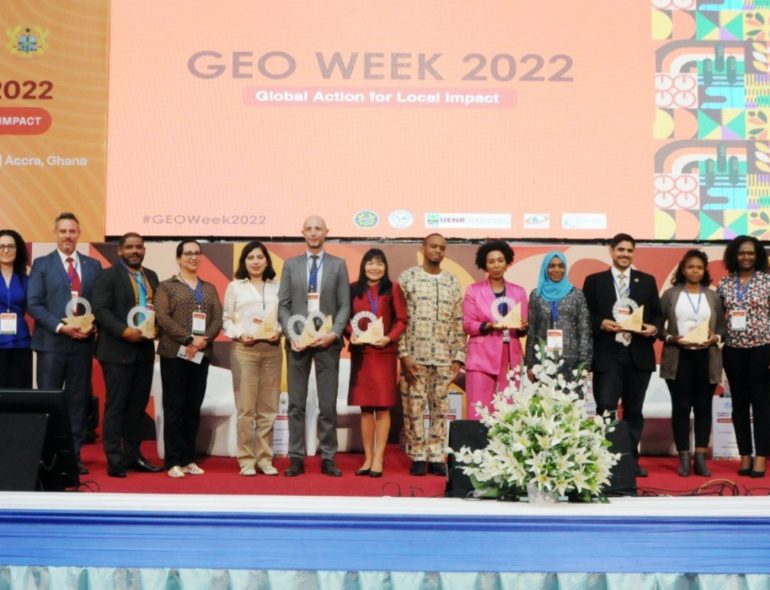 Digital Futures Researchers Won GEO SDG Award for KTH at the GEO Week 2022 In Accra, Ghana
