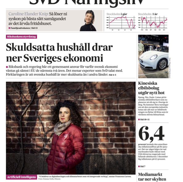 AI ​​researcher in SvD Näringsliv article: “It’s the climate’s best chance”