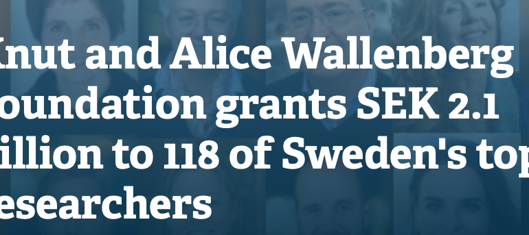 Four Digital Futures faculty members among Sweden’s top researchers granted by Knut and Alice Wallenberg Foundation